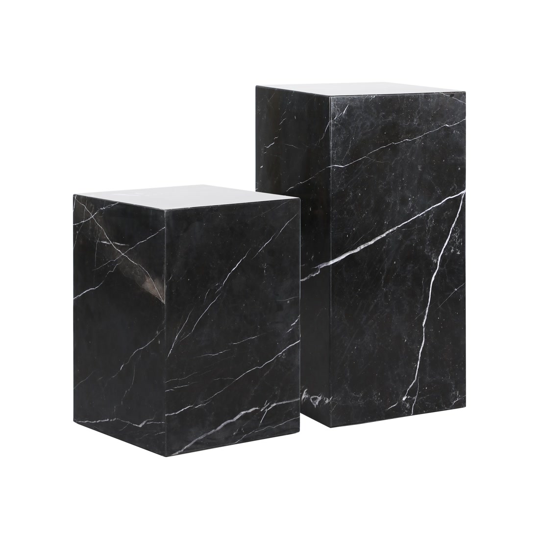 Transform Your Space with Our BRAC4247S & BRAC4247M Modular Black Marble Stone Pier Samples