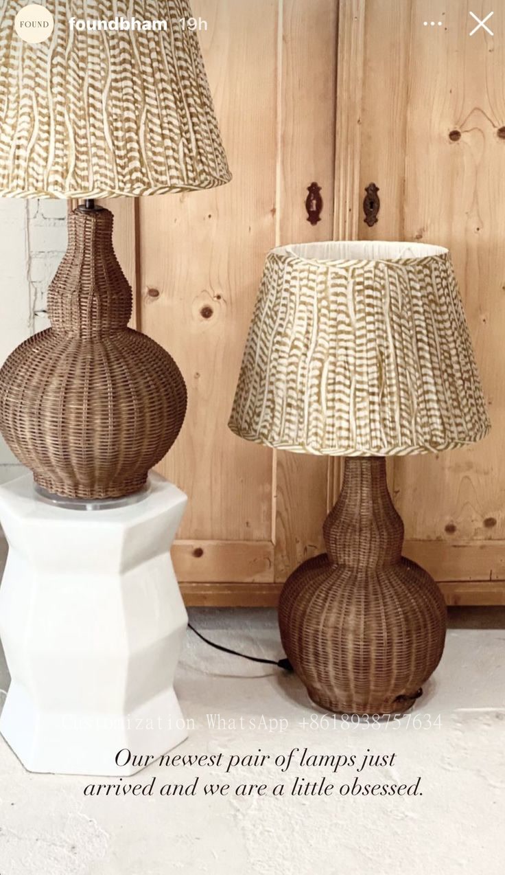 Escape to Paradise: Rattan Table Lamps for Tropical Home Decor