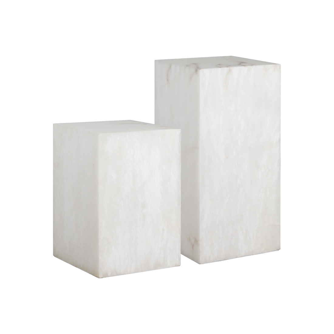 Experience Elegance with Our BRAC4248S & BRAC4248M Modular Alabaster Cube Pier Samples