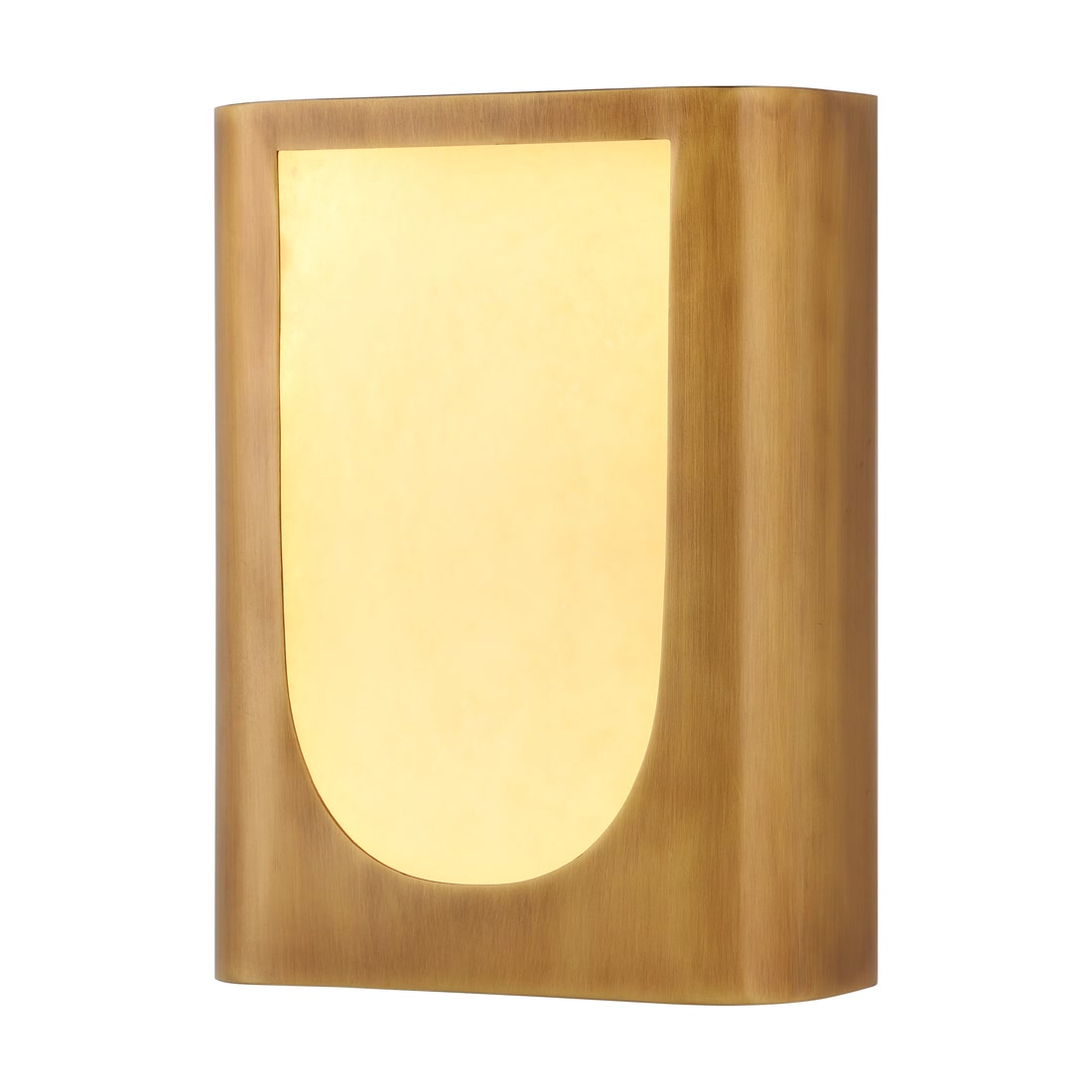 Twilight fog U-shape alabaster wall lamp