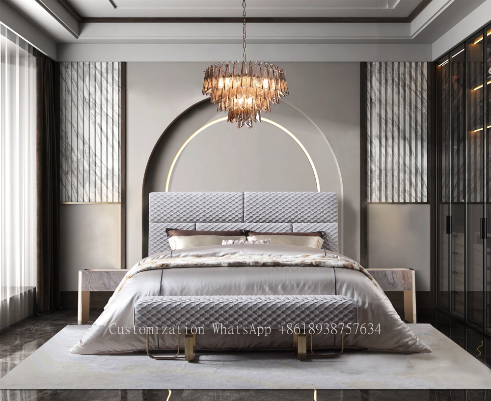 Bedroom Bliss: Crystal Chandeliers for a Lavish Retreat