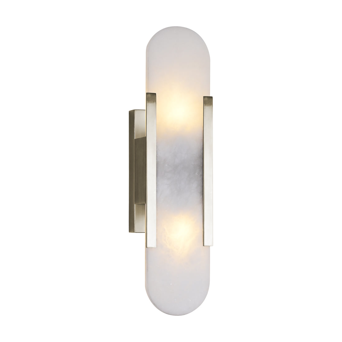  Experience Elegance with Our BRWL7106 Twilight Fog Classic Alabaster Panel Wall Lamp Sample